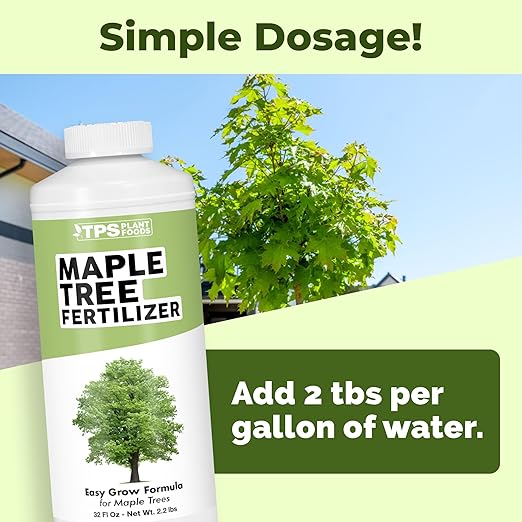 Maple Tree Fertilizer, Complete Liquid Maple Tree Plant Food, 32 oz (1 Quart)