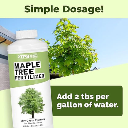 Maple Tree Fertilizer, Complete Liquid Maple Tree Plant Food, 32 oz (1 Quart)