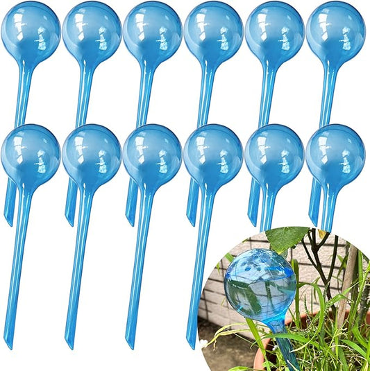 MOONSOUND 12pcs Plant Watering Globes - Automatic Plant Watering Bulbs for Indoor & Outdoor Potted Plants, Durable Plastic Garden Watering Devices