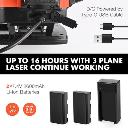 K4 4D Laser Level with Tripod, Class Ⅱ