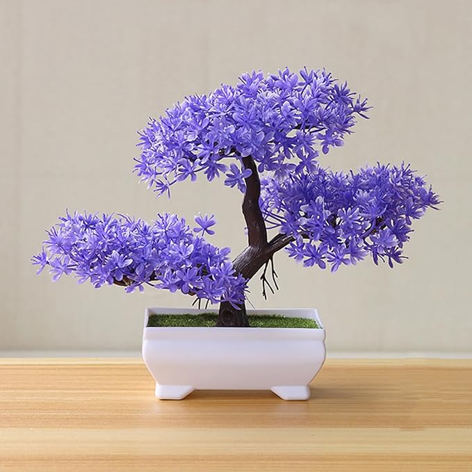 Talent Star Artificial Bonsai Tree Juniper Faux Plants Indoor Small Fake Plants Decor with Pots for Home Table Office Desk Bathroom Shelf Bedroom Living Room Farmhouse Decorations Wedding Tabletop Pu