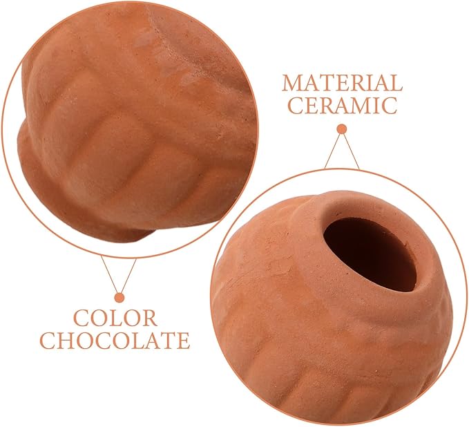 4Pcs Mini Terracotta Pots Small Clay Planters Lightweight Succulent Nursery Pots Garden Pottery for Indoor Outdoor Plants