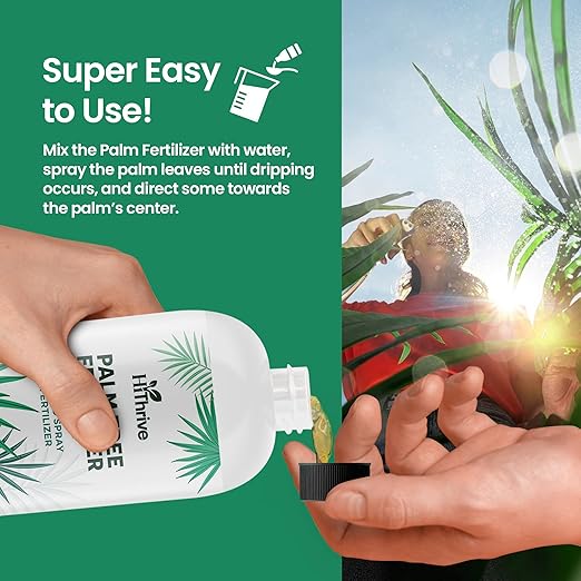 Premium 16oz Palm Fertilizer - Lush Growth, Rich in Plant Nutrients, Easy Liquid Application