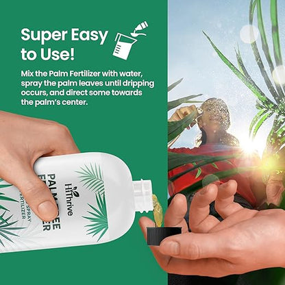 Premium 16oz Palm Fertilizer - Lush Growth, Rich in Plant Nutrients, Easy Liquid Application