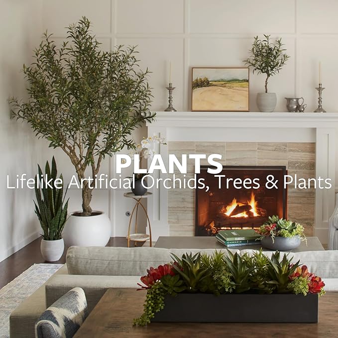 CG Hunter Faux Snake Plant, Premium Artificial Indoor Plant Stands 30” Tall and Enhances Interior Design, Lifelike-Leaves Create Realistic Natural Appearance, Black Planter Pot Included