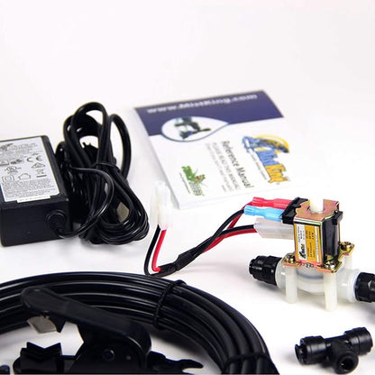 MistKing – Ultimate Misting System, 5th Gen | Used by Zoos, Institutions & Hobbyists | Expandable to 20 Nozzles | Extremely Fine Mist | 50 Micron Droplets | Upgraded Timer & Components |