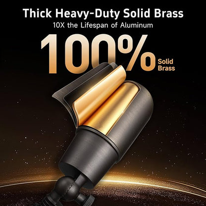 Gardenreet Spot Light Brass - Outdoor Landscape Spotlights 12V, LED Low Voltage Landscaping Uplights, All Weather Hard-Wired Bronze for Backyard Lawn with No Bulbs (8 Pack)