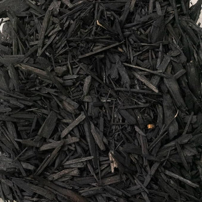 Organic Black Mulch by Gardenera - Boost Soil Health and Suppress Weeds for Thriving Plants - 2 QUARTS