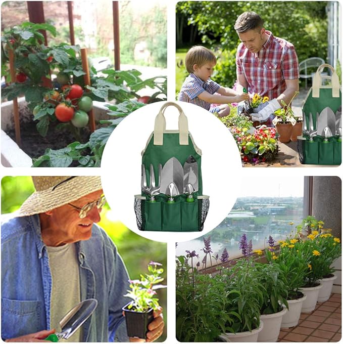 GardenHOME 11-Piece Gardening Tool Set – Garden Kit with Tote Bag, Apron & Accessories, Perfect Gardening Gifts for Women, Moms, and Beginners