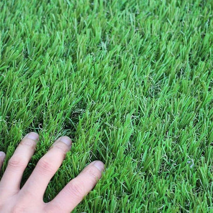 WS Artificial Grass Turf 6.5FTX10FT,1,38inch 4 Tone Realistic Synthetic Thick Fake Faux Grass Rug Astroturf Carpet Landscape for Dogs Indoor Outdoor Garden Lawn Mat, with Drainage Holes