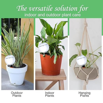 2 Pack Plant Watering Globes 17oz Self Watering Planter Insert Indoor/Outdoor Plant Watering Devices for Automatic Drip Irrigation