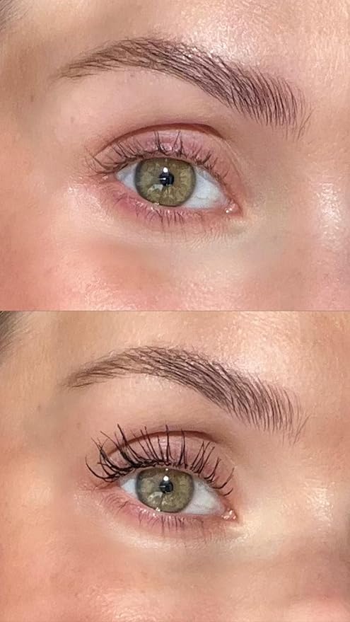Hypoallergenic Mascara Sensitive Eyes - Smudge-Proof, Sweatproof, Lengthening Mascara for Maximum Volume and Length - Vegan, Non Toxic Mascara