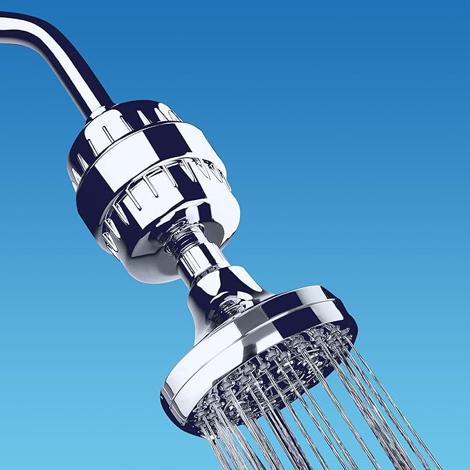 AquaBliss High Output Revitalizing Shower Filter - Reduces Dry Itchy Skin, Dandruff, Eczema, and Dramatically Improves The Condition of Your Skin, Hair and Nails - Matte Black (SF100-BK)