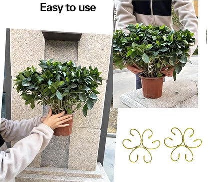 2PCS 6" Plant Stem Support,Stabilizer Grapple Holder for Monstera and Climbing Plants,Reusable Flower Plant Support,Leaf Stabilization and Support for Thriving Growth.