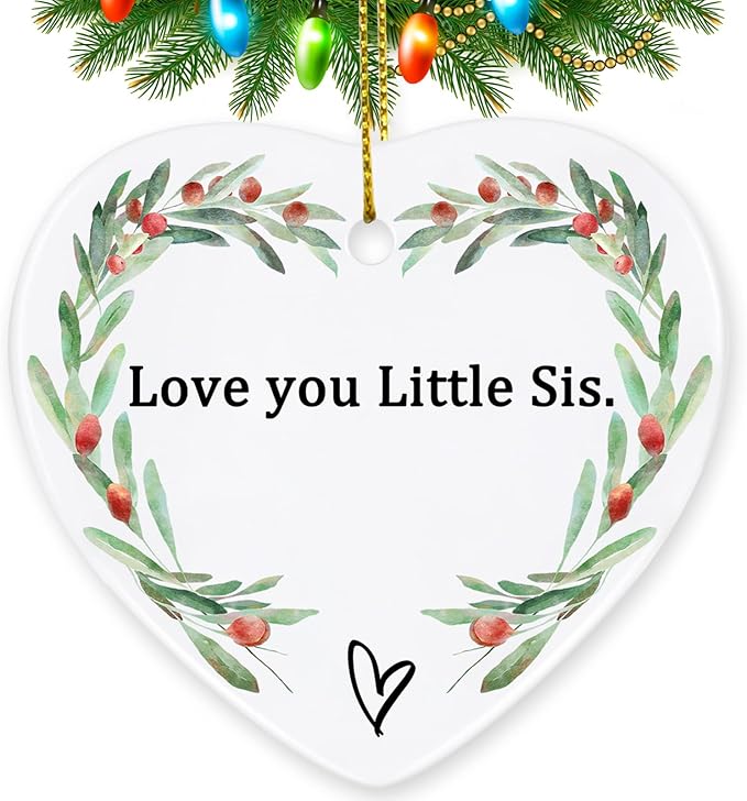 Gifts for Sister, Jocidea Sister Keepsake Ornament Sister Gifts from Sister Thinking of You Gifts for Sister Birthday Gifts for Sister Xmas Gifts for Sister - Sister Gifts for Women