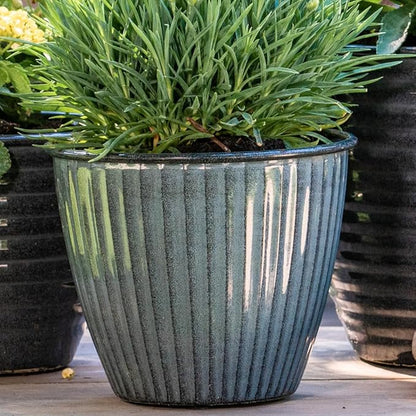 Headwind 10" Sheridan Planter - Stormy Gray