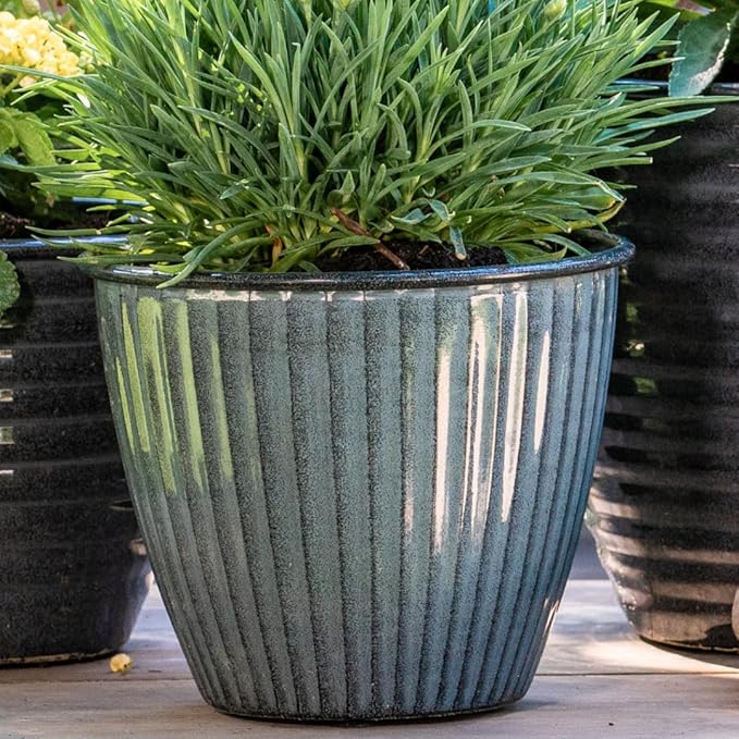 Headwind 14" Sheridan Planter - Stormy Gray