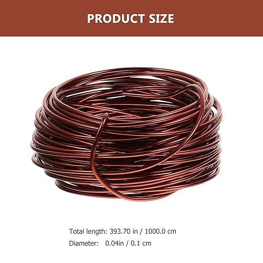 BESPORTBLE Bonsai Wire Kit Copper Color DIY Plant Training Wire for Tree Shaping and Climbing for Garden Bonsai and Indoor Plant Styling