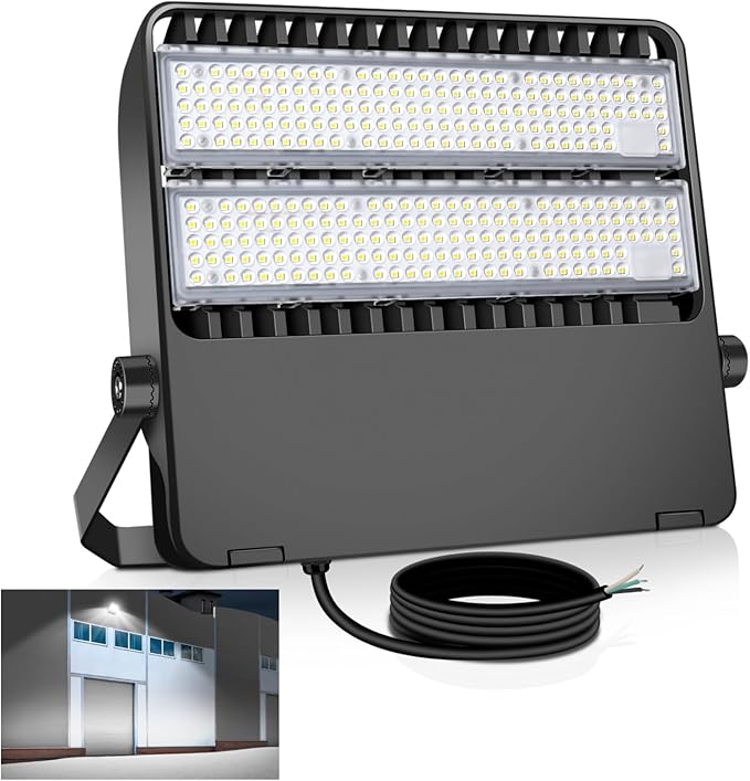 LED Stadium Lights Fixture, Extremely Bright 36000 Lumen Outdoor Stadium Flood Light, IP65 Waterproof 240W Commercial Exterior Arena Lighting with 5000K Wide Angle and Heavy Duty