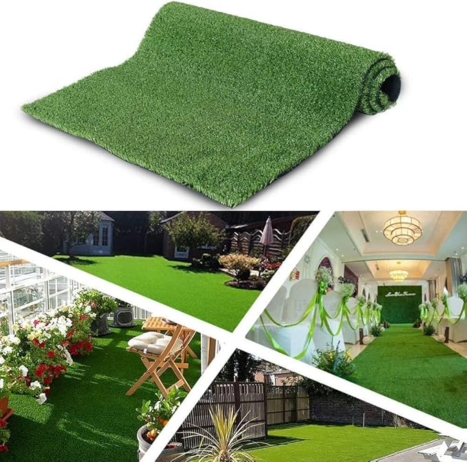 ALTRUISTIC Customized Synthetic Artificial Grass Mat 10ft x 49ft,Indoor Outdoor Garden Lawn Landscape Turf for Pets, Faux Grass Rug with Drainage Holes