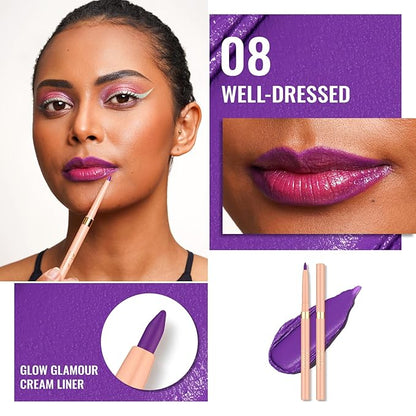 Oulac Waterproof Eyeliner Pencil Set - Smooth and Creamy, Retractable Eye Makeup for Precision Application, Vegan & Cruelty-Free