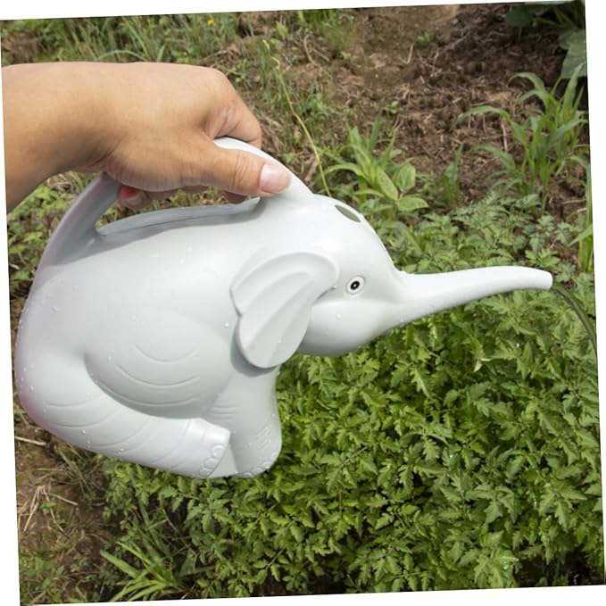 COHEALI 2pcs Elephant Watering Can with Long Spout for Indoor Outdoor Plants Cartoon Design Pot Kettle for Precise Gardening and Easy Plant Irrigation
