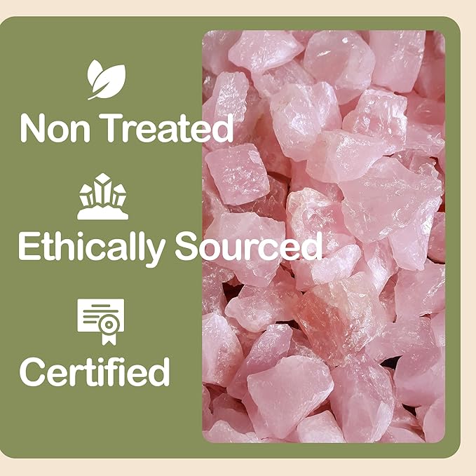 YATSKIA Rose Quartz Tree, Gemstone Tree, Healing Crystals and Stones, Birthday Gifts for Mom, Unique Gifts for Women, Crystal Decorations
