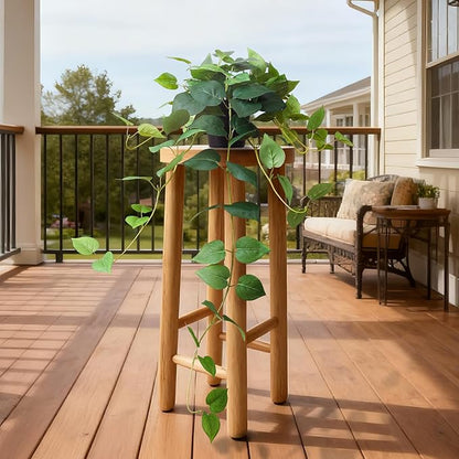 Fake Pothos Hanging Plants, 33" Artificial Hanging Plant, Faux Pothos Vines Hanging Plant Greenery for Home Living Room Indoor Outdoor Decor
