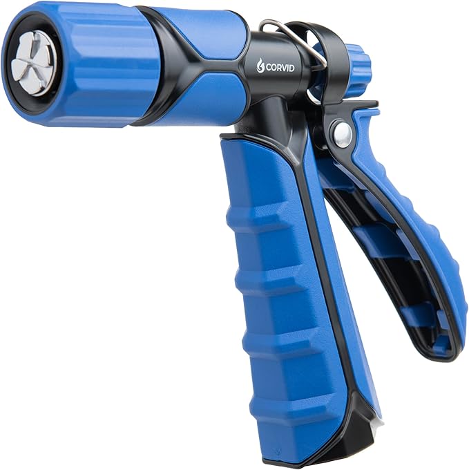 Rear Trigger Adjustable Spray Hose Nozzle – Durable Plastic Construction with Adjustable Stream Control – Ideal for Car Washing, Lawn & Garden, and Outdoor Cleaning Tasks (5)