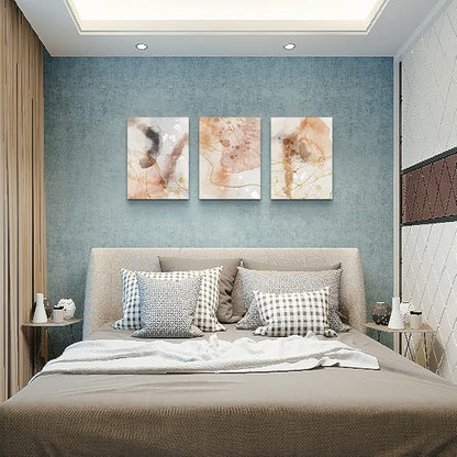 MHARTK66 Boho Wall Decor - Canvas Wall Art for Living Room, Bedroom, Bathroom & Office - Abstract Prints