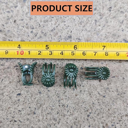 100Pcs Small - Middle Plant Clip,Daisy Garden Flower Plant Clip,for Orchids Vine Clip Support Stem Vine Upright Growth (Green)