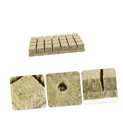 Sosoport 56pcs Soilless Plant Nutrient Block for Nursery Transplanting Planting for Flowers Vegetables Fruits and Plants Grow Blocks