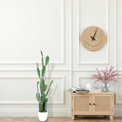 42Inch Artificial Cactus Faux Cacti Fake Cactus Saguaro Potted Plants for Indoor Outdoor Home Offices Store Decoration