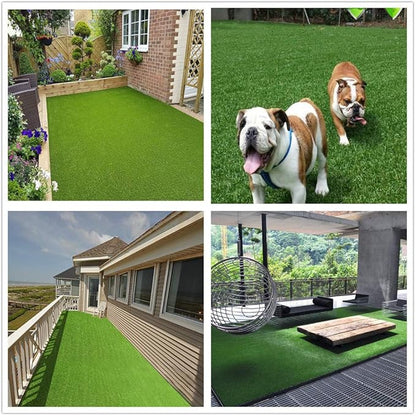 Pet Pad Artificial Grass Turf 7' x13'- Realistic Thick Synthetic Fake Grass Mat for Outdoor Garden Landscape Balcony Dog Grass Rug