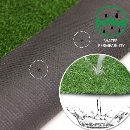 Petgrow Synthetic Artificial Grass Turf 3FTX40FT for Indoor Outdoor Dog Synthetic Grass Mat, Party Wedding Christmas Balcony Garden Astro Turf Rug,Drainage Holes Faux Fake Grass Rug Carpet for Pets