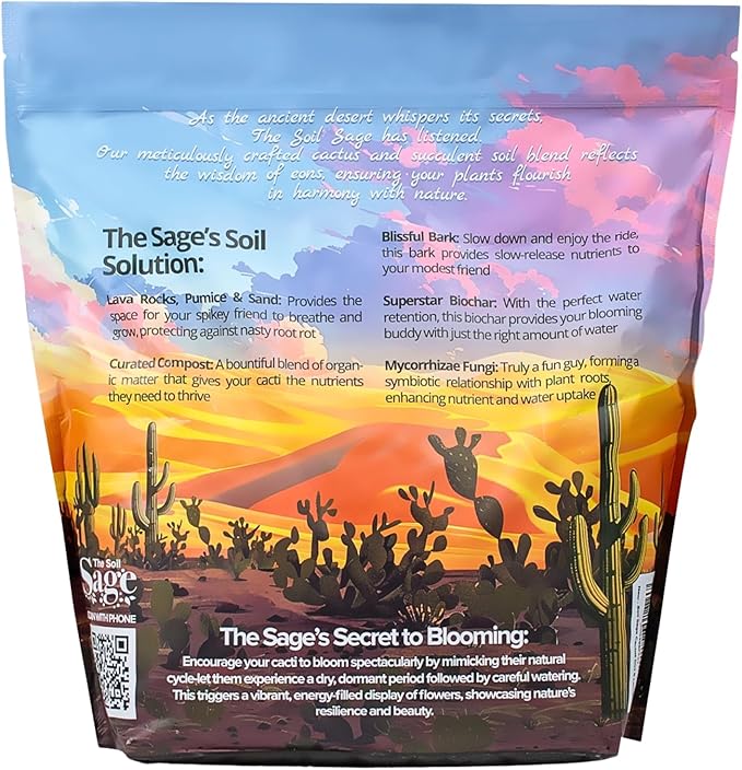 Cactus & Succulent Potting Mix - 5 Qt/8 Lbs Premium Gritty Fast Draining Soilless Potting Mix for Cactus, Succulents, Jade, Aloe Vera - Healthy Roots - Made in USA