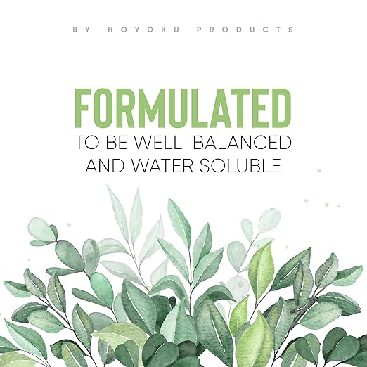 Bonsai Fertilizer by Ho Yoku - Water Soluble and Free of Odor, 3-3-3 Liquid Bonsai Food and Fast Acting for Indoor Plants