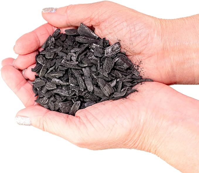 Gardenera - 5 Quart - Premium Horticultural Charcoal for Indoor Plants | Black Diamond Soil Amendment for Orchids, Terrariums, and Gardening