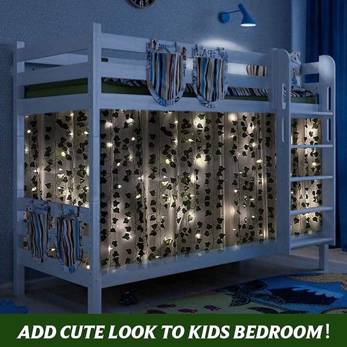 BLEUM CADE 30 Strands 210Ft Fake Vines for Bedroom with Fake Leaves, Cute Artificial Hanging Ivy Vines Fake Plants for Christmas Party Garden Store Wall Room Decor Aesthetic