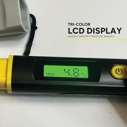 General Tools Compact Digital Moisture Meter MMP100 – Pin-Style Tool Detects Moisture in Wood and Building Materials to Help Identify Targeted Moisture Levels and Prevent Water Damage