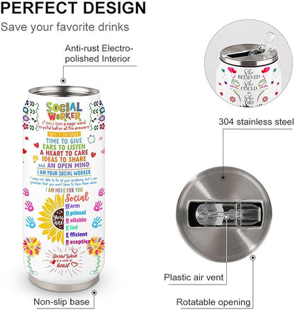 Social Worker Tumbler for Women, Social Workers Gifts for Office Decor 17oz Tumbler Mug, Appreciation Gifts for Social Works Practitioner, Birthday Graduation Gift Ideas for BSW MSW DSW