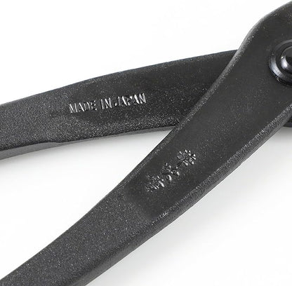 Wazakura Hanafubuki Hand Forged Bonsai Tree Wire Cutter MADE IN JAPAN 7.7inch (195mm), Japanese Garden Tool, Rounded Ends - Black