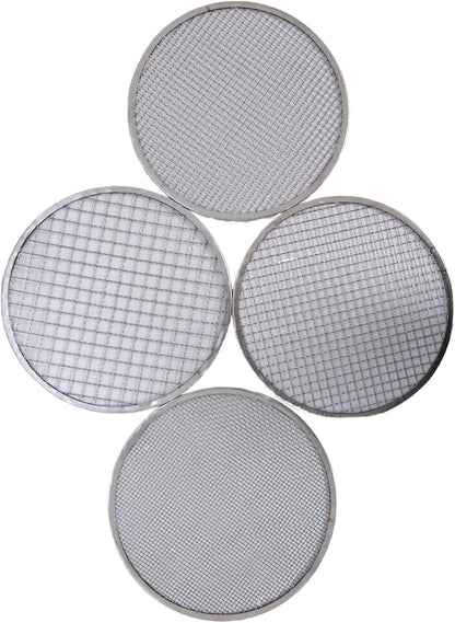 Multi-Purpose Soil Sifter with Handle | Includes 4 Changeable Screens | Ideal for Soil, Rock, Compost, and Debris Sifting