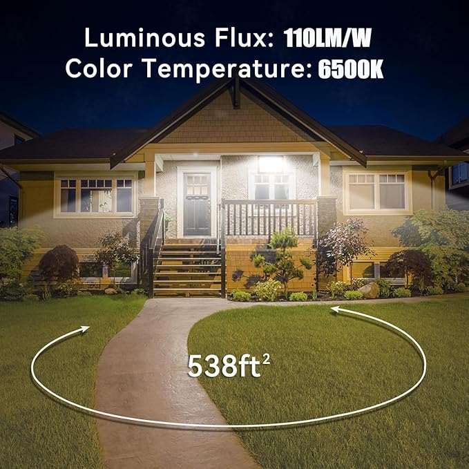 2Pack-250W 25600LM Super Bright LED Flood Light with Excellent Color Restore Ability - Waterproof, Shatterproof, Energy Saving - Perfect for Indoor and Outdoor Use