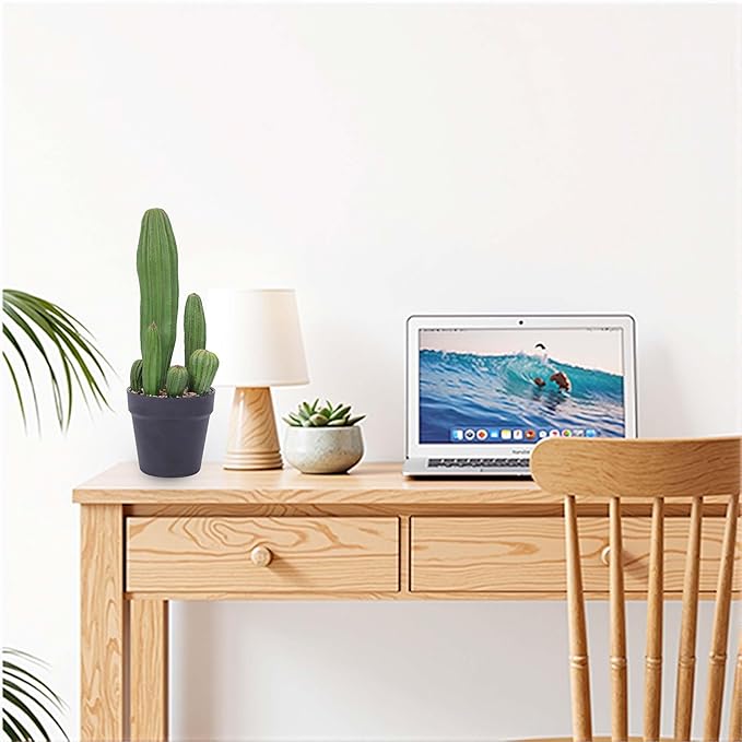 Artificial Cactus 16inch Faux Cactus Fake Cactus Potted Plants for Indoor Outdoor Home Offices Store Decor