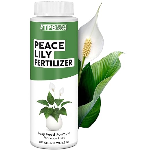 Peace Lily Fertilizer, Complete Liquid Peace Lily Plant Food, 8 oz (250mL)
