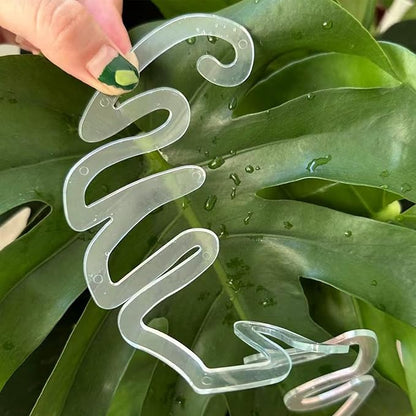 4 Pcs Turtle Shell Bamboo Clamp Set，Sturdy Turtle Shell Clamp Set for Garden Flower Stems，Plant Stem Holder Support Kit for Gardens，Bamboo Plant Stem Support for Gardeners or Home (2 Styles)