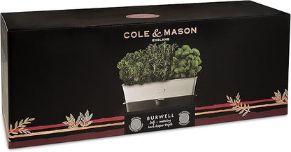 Cole & Mason Burwell Self-Watering Potted Herb Keeper Triple