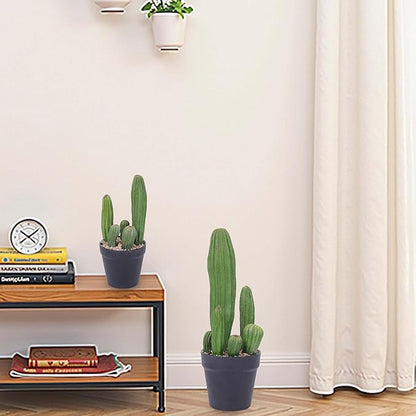 Artificial Cactus 11inch Faux Cactus Fake Cactus Potted Plants for Indoor Outdoor Home Offices Store Decor
