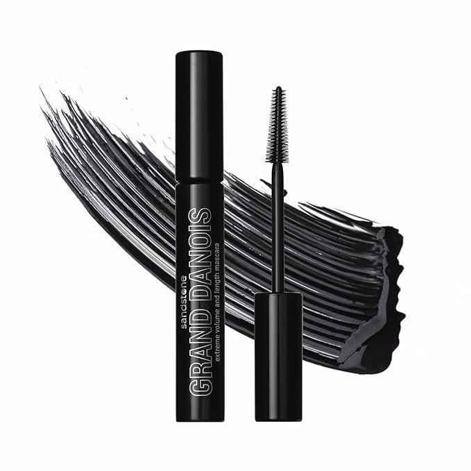 Hypoallergenic Mascara Sensitive Eyes - Smudge-Proof, Sweatproof, Lengthening Mascara for Maximum Volume and Length - Vegan, Non Toxic Mascara